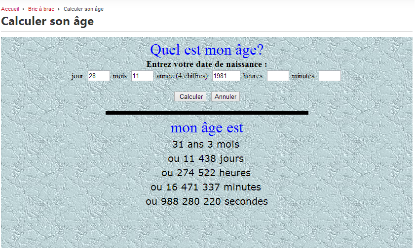 age